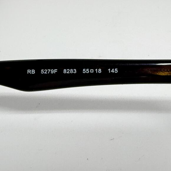 Ray-Ban EYEGLASSES RB 5279 8283 Blue Brown 55-18-145 H17982 - Picture 5 of 7